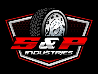 S & P Industries  logo design by rizuki