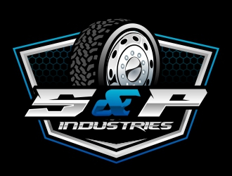S & P Industries  logo design by rizuki