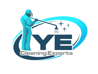 YE Cleaning Experts logo design by M J