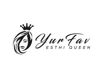 YurFavEsthiQueen logo design by aryamaity