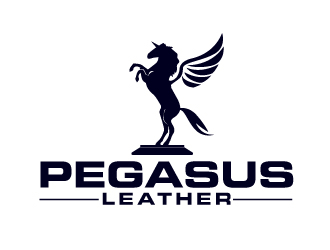 Pegasus Leather logo design by ElonStark