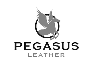 Pegasus Leather logo design by kunejo