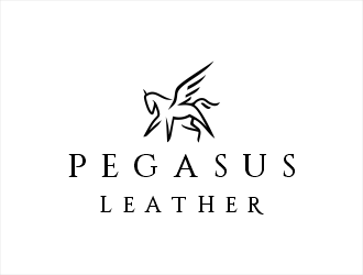 Pegasus Leather logo design by Shabbir