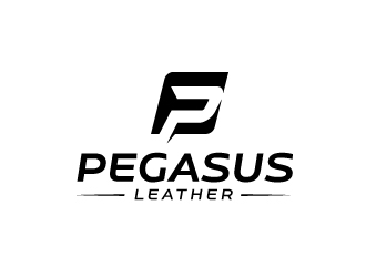 Pegasus Leather logo design by karjen
