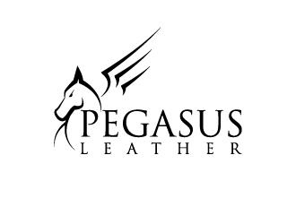 Pegasus Leather logo design by jonggol