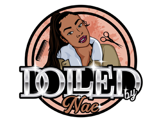 Dolled by Nae logo design by DreamLogoDesign