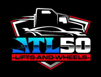 ATL50 LIFTS AND WHEELS logo design by daywalker