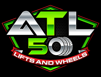 ATL50 LIFTS AND WHEELS logo design by LucidSketch