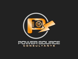 Power Source Consultants logo design by Mahrein