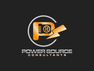 Power Source Consultants logo design by Mahrein