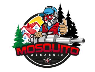 Mosquito Assassin logo design by DreamLogoDesign