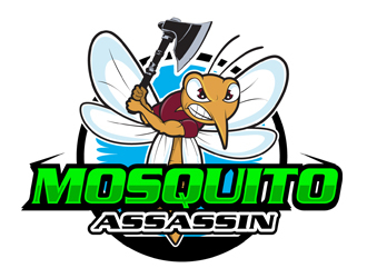 Mosquito Assassin logo design by DreamLogoDesign