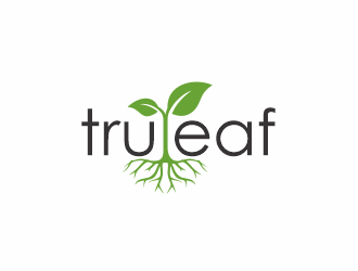TruLeaf  logo design by zegeningen
