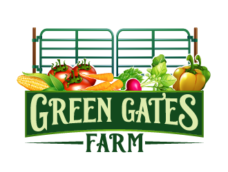 Green Gates Farm logo design by axel182