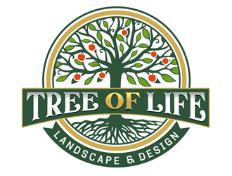 Tree of Life Landscape & Design logo design by DreamLogoDesign