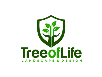 Tree of Life Landscape & Design logo design by mungki
