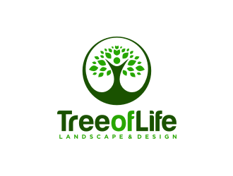 Tree of Life Landscape & Design logo design by mungki