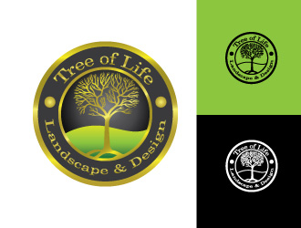 Tree of Life Landscape & Design logo design by Masibens