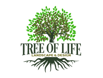 Tree of Life Landscape & Design logo design by ElonStark
