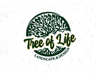 Tree of Life Landscape & Design logo design by fawadyk