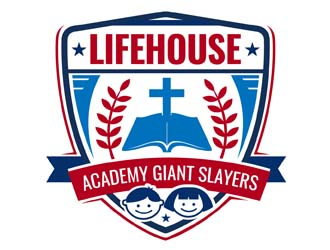 Lifehouse Academy Giant Slayers  logo design by DreamLogoDesign