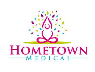 Hometown Medical logo design by ElonStark