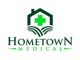 Hometown Medical logo design by MAXR
