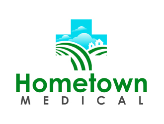 Hometown Medical logo design by MAXR