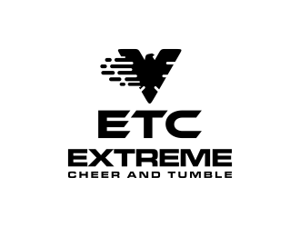 Extreme Cheer and Tumble logo design by p0peye