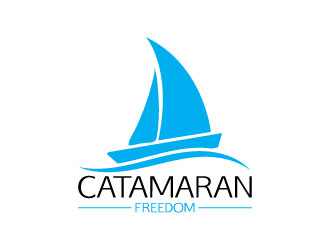 Catamaran Freedom  logo design by Saraswati