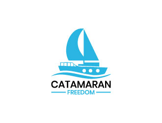 Catamaran Freedom  logo design by Saraswati