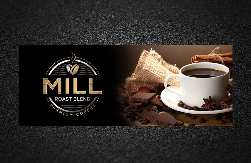 Mill Roast Blend logo design by grea8design