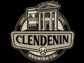 Clendenin Brewing Co. logo design by REDCROW
