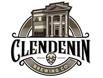 Clendenin Brewing Co. logo design by REDCROW