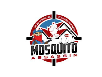 Mosquito Assassin logo design by MarkindDesign