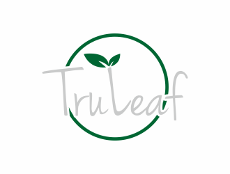 TruLeaf  logo design by vostre