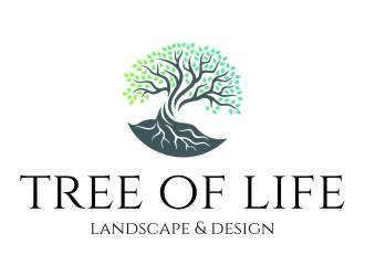 Tree of Life Landscape & Design logo design by jetzu