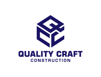 Quality Craft Construction logo design by denfransko