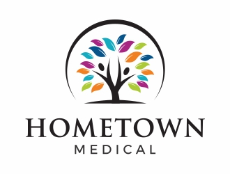 Hometown Medical logo design by Mardhi