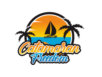 Catamaran Freedom  logo design by veter