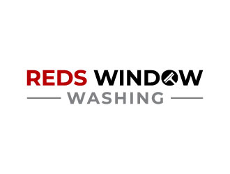 Reds Window Washing Logo Design