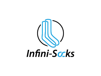 Infini-Socks logo design by Fear
