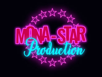 Mona-star Production logo design by aryamaity