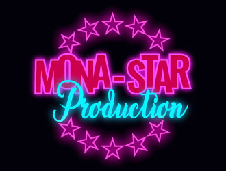 Mona-star Production logo design by aryamaity