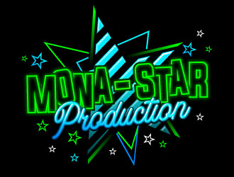 Mona-star Production logo design by Suvendu