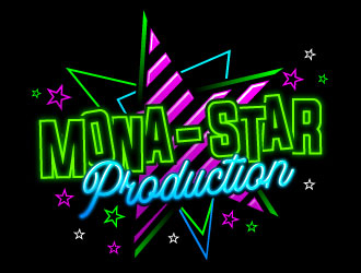 Mona-star Production logo design by Suvendu
