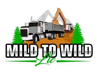 Mild to Wild, LLC logo design by ElonStark