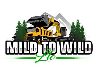 Mild to Wild, LLC logo design by ElonStark