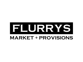 Flurrys Market   Provisions  logo design by cintoko