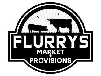 Flurrys Market   Provisions  logo design by Suvendu